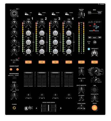 Pioneer DJ DJM 700 Skin Black